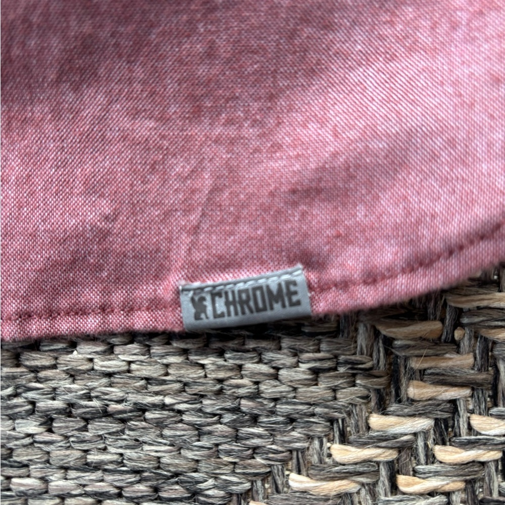 Chrome Industries Men's Button-Up Shirt
Faded Red / Dusty Rose - Size Medium - Picture 7 of 9